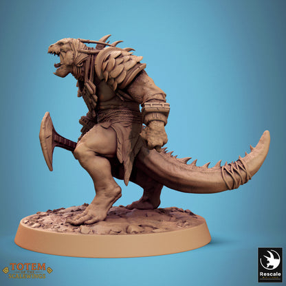 Lizardman Elite Warfang - Ice Axe