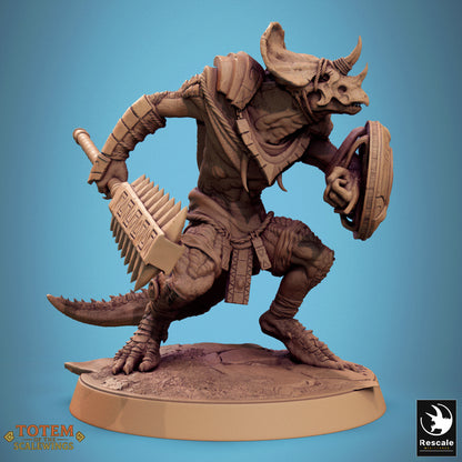 Lizardman Grimscale - Spear Block