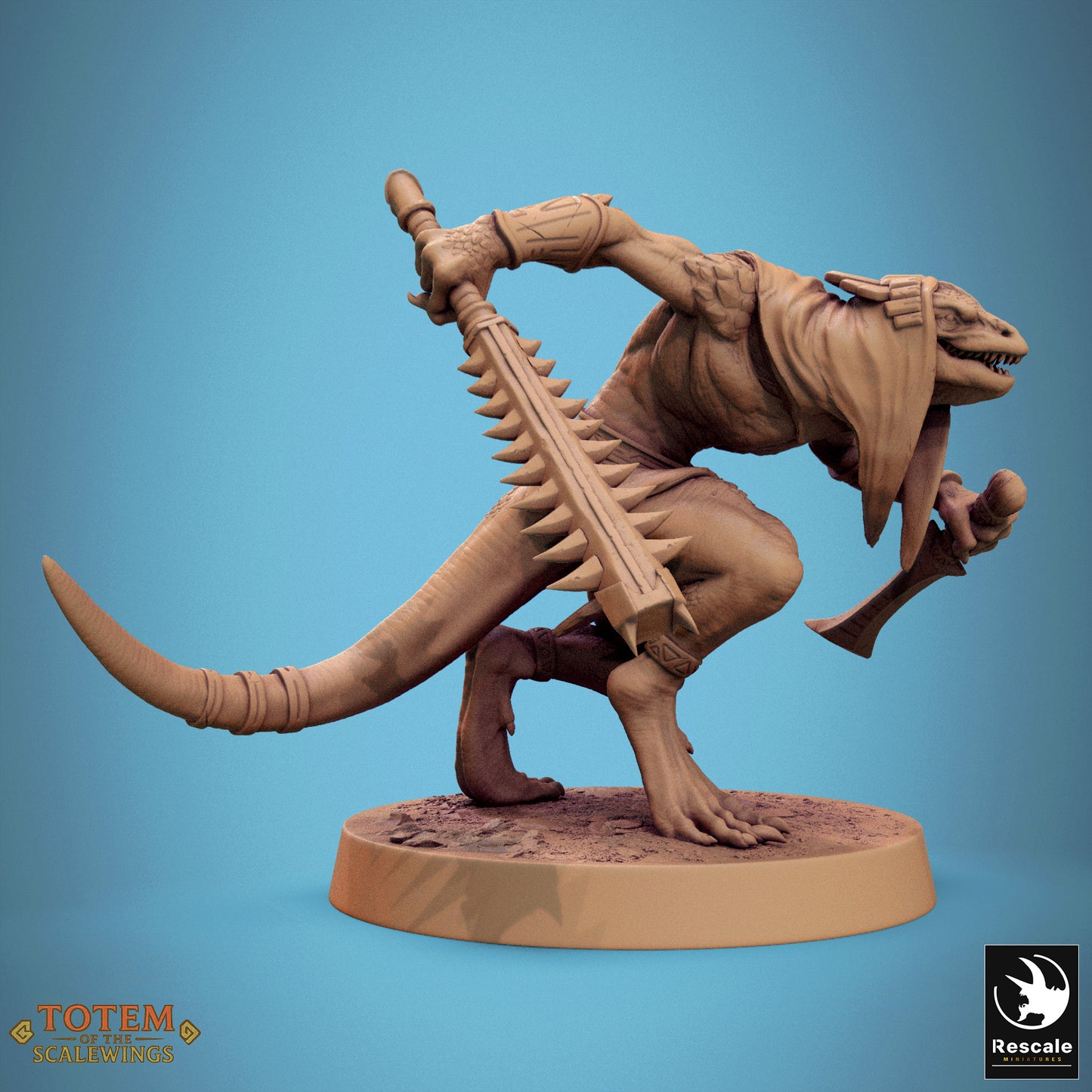 Lizardman Sneaky Murkborn - Sword Knife Ready