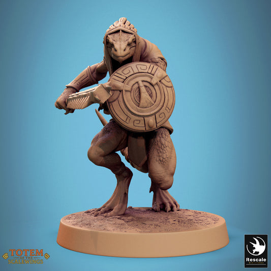 Lizardman Sneaky Murkborn - Sword Shield Block