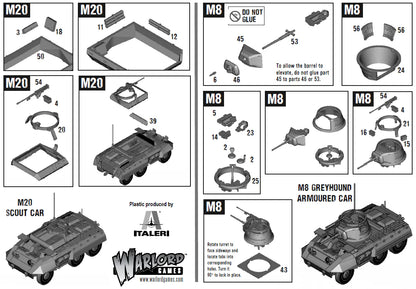 M8/M20 Greyhound-Pfadfinderwagen