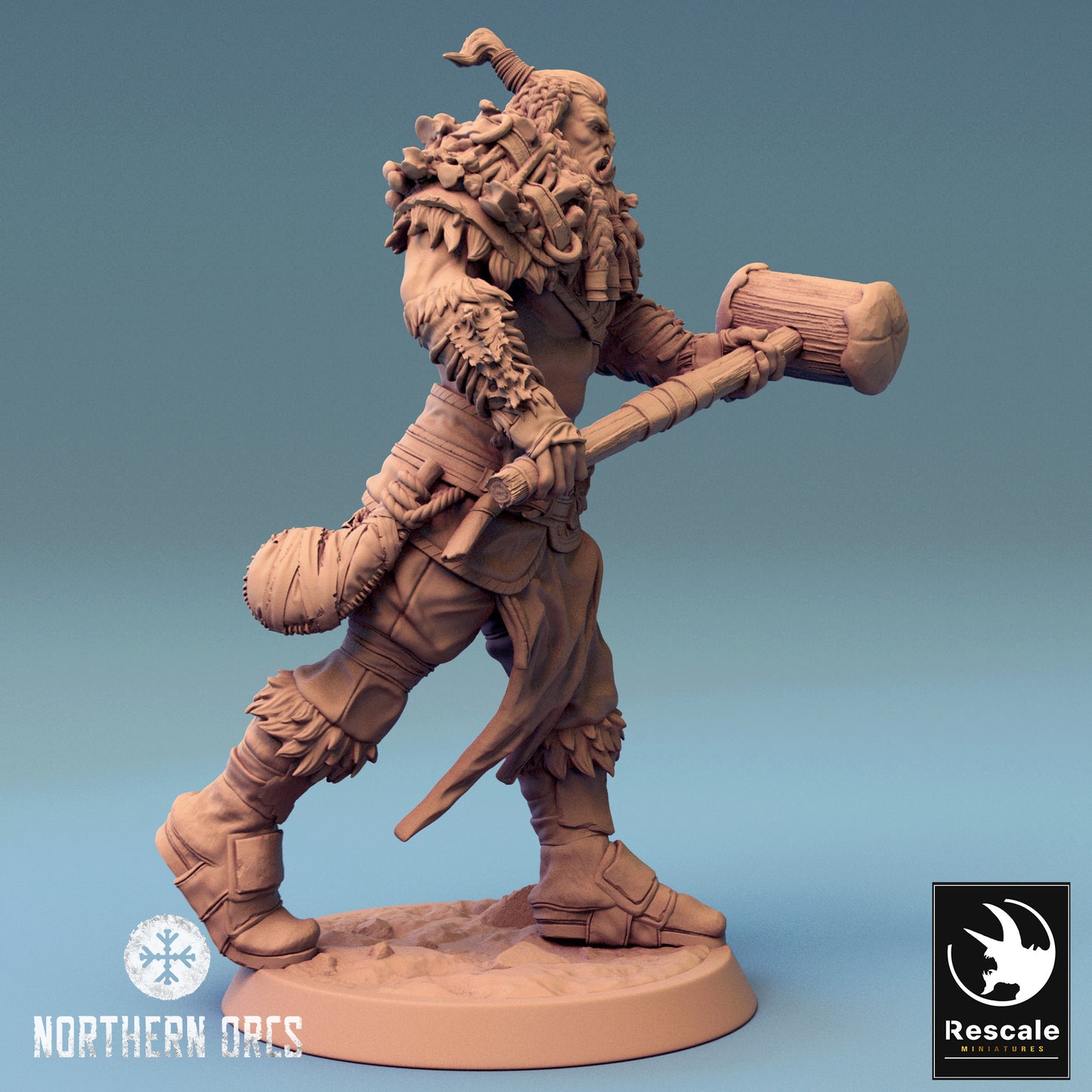 Orc Soldier - Mallet Ready