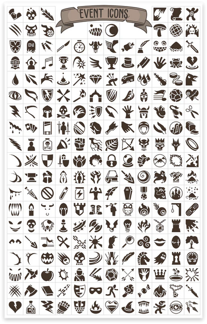 TTRPG Notebook Mini Stickers