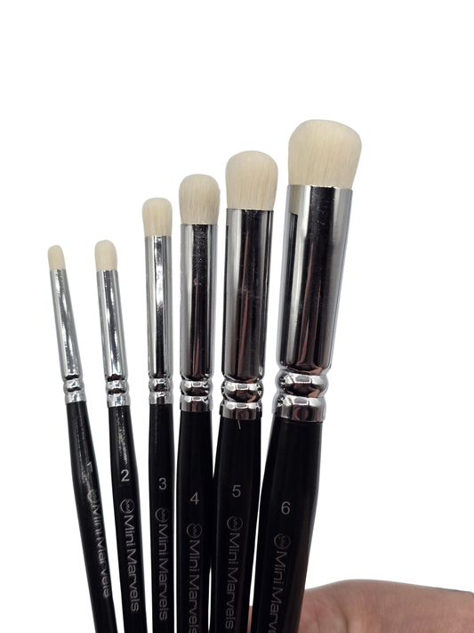 Mini Marvels Dry Brushes Set (6)