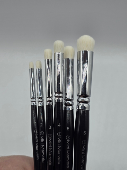 Mini Marvels Dry Brushes Set (6)