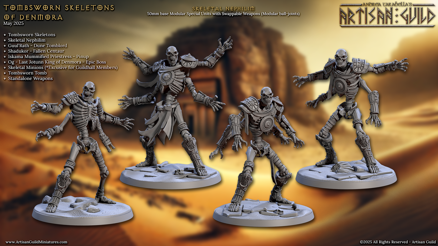 Skelett-Nephilim-Set