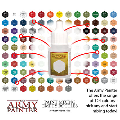 6x Empty Paint Bottles - 12ml