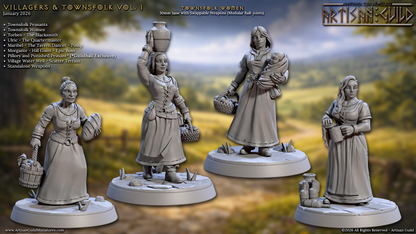 Townsfolk Women Peasants