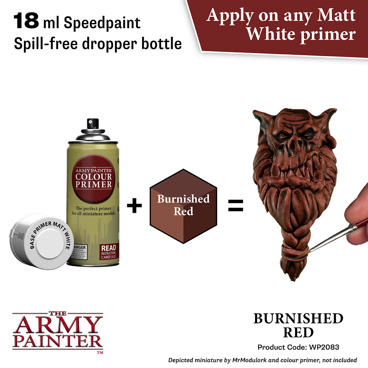 Speedpaint Brüniertes Rot - 18ml