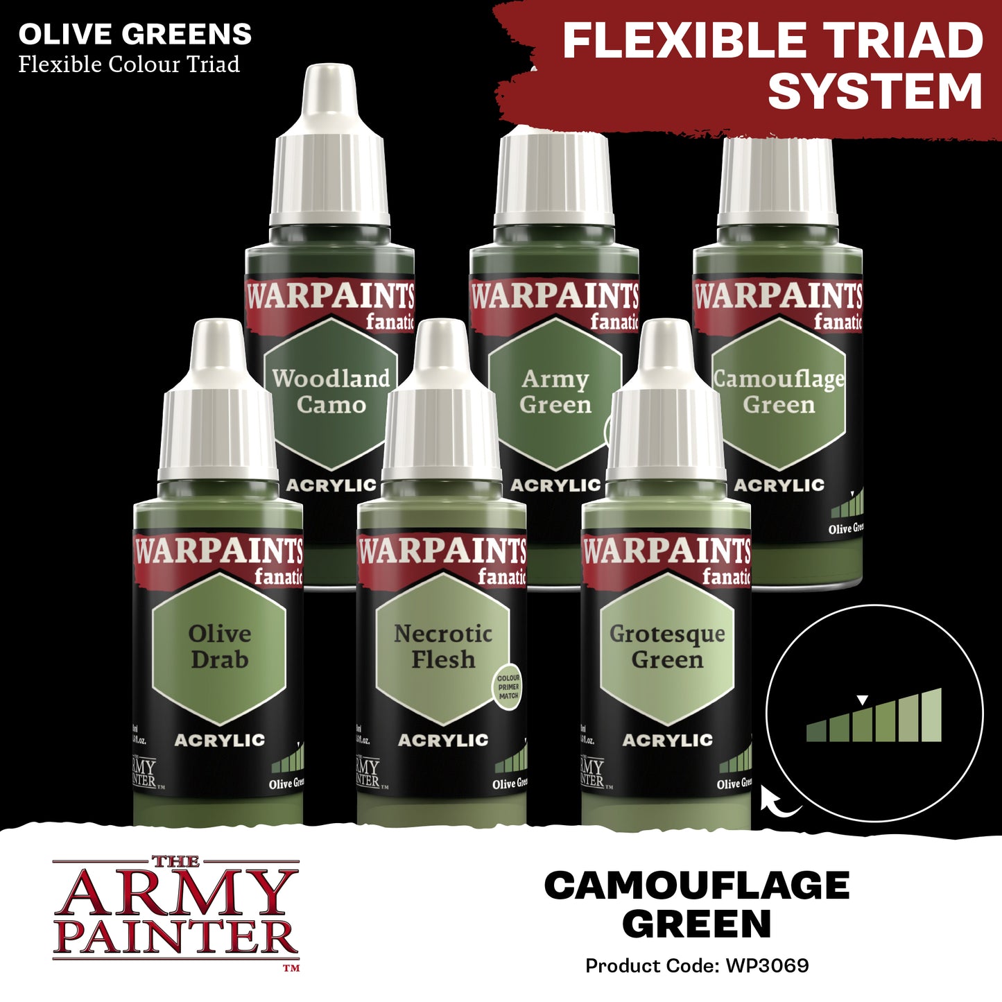 Warpaints Fanatic Camouflage Green