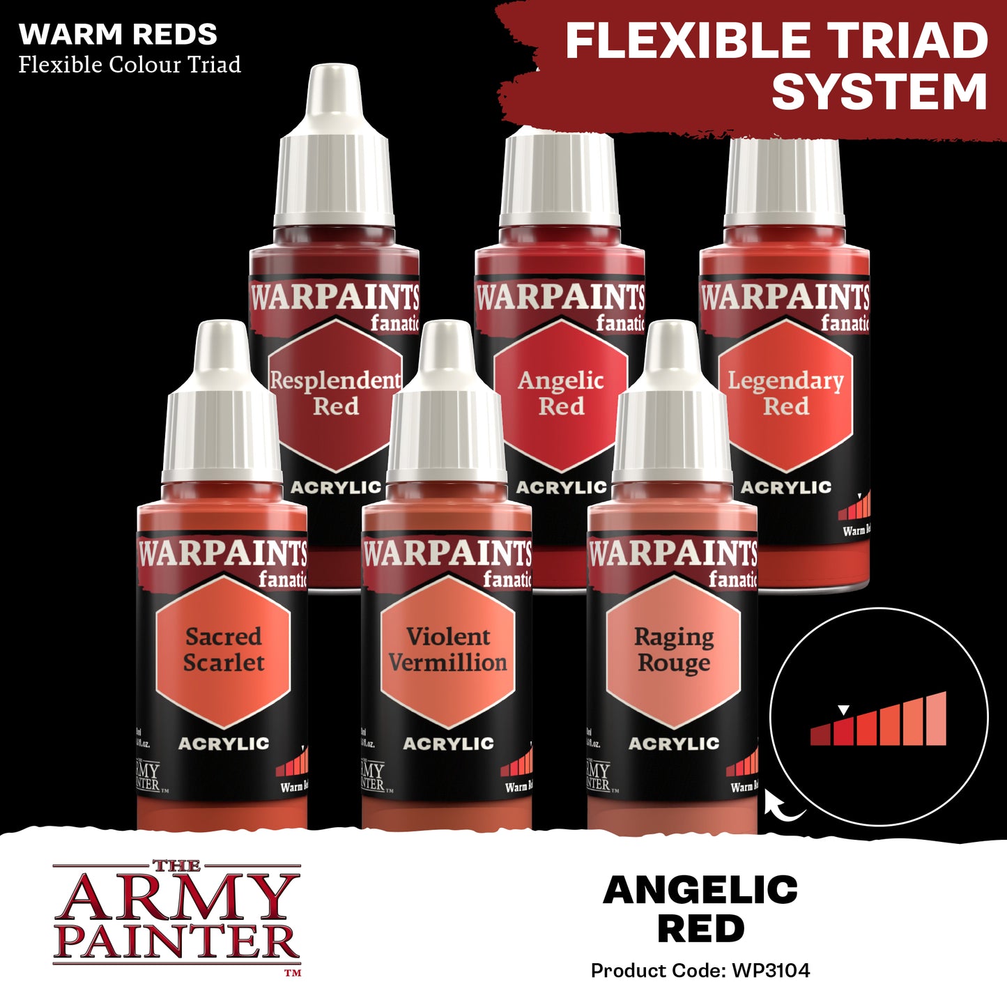 Warpaints Fanatic Angelic Red