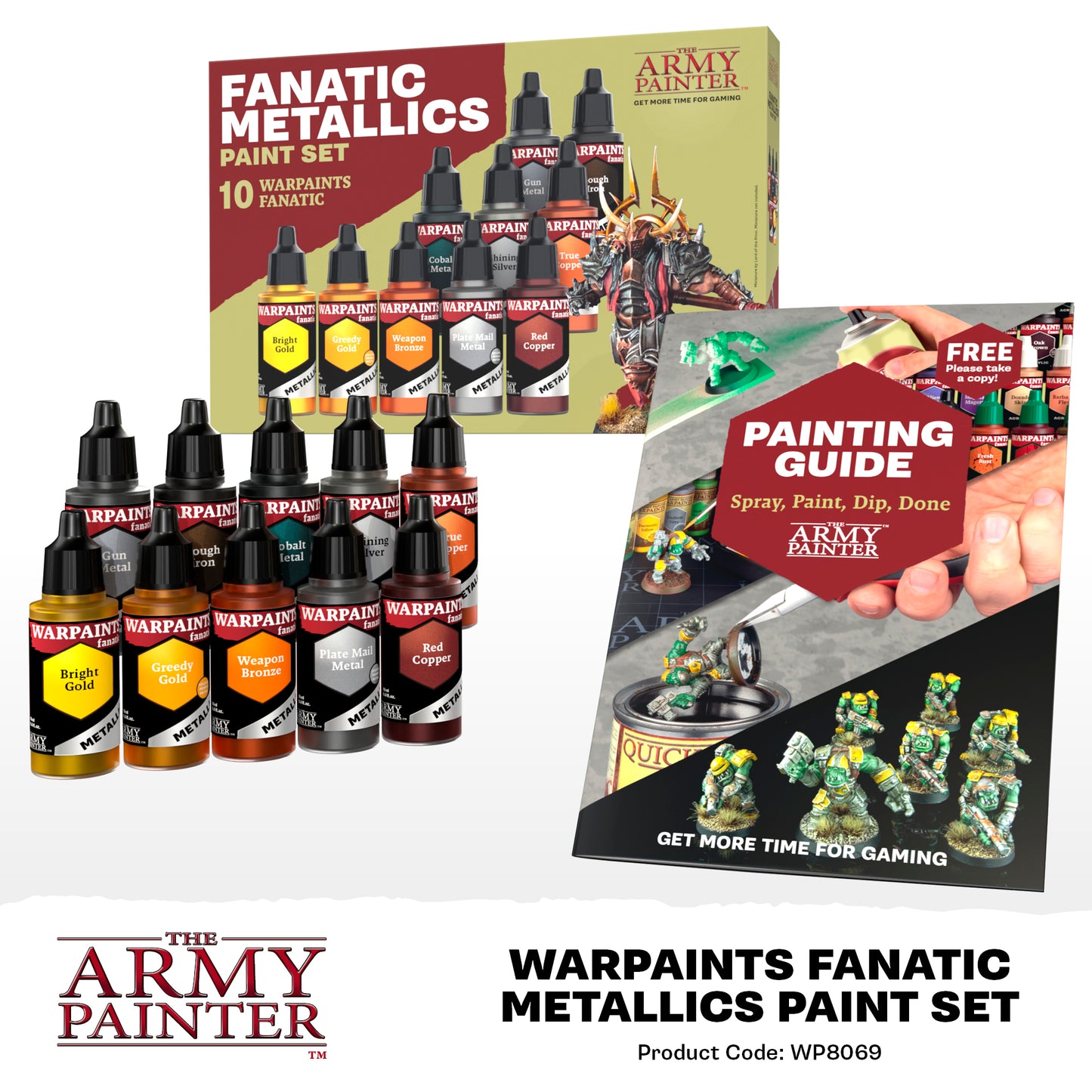 Warpaints Fanatic Metallics Paintset