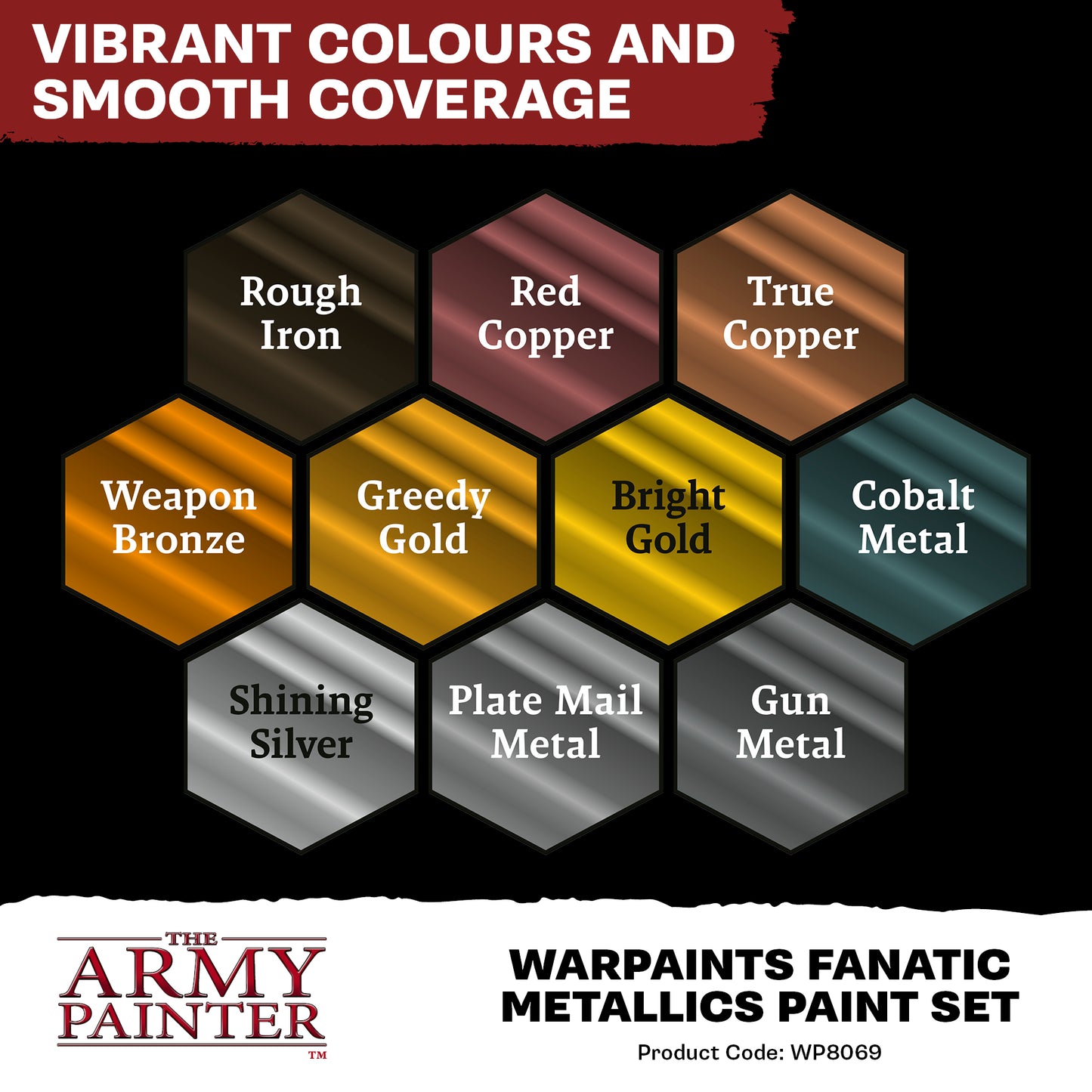 Warpaints Fanatic Metallics Paintset