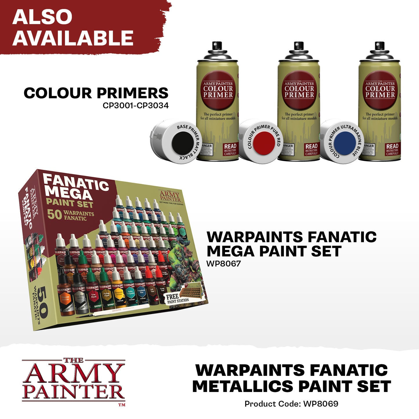 Warpaints Fanatic Metallics Paintset