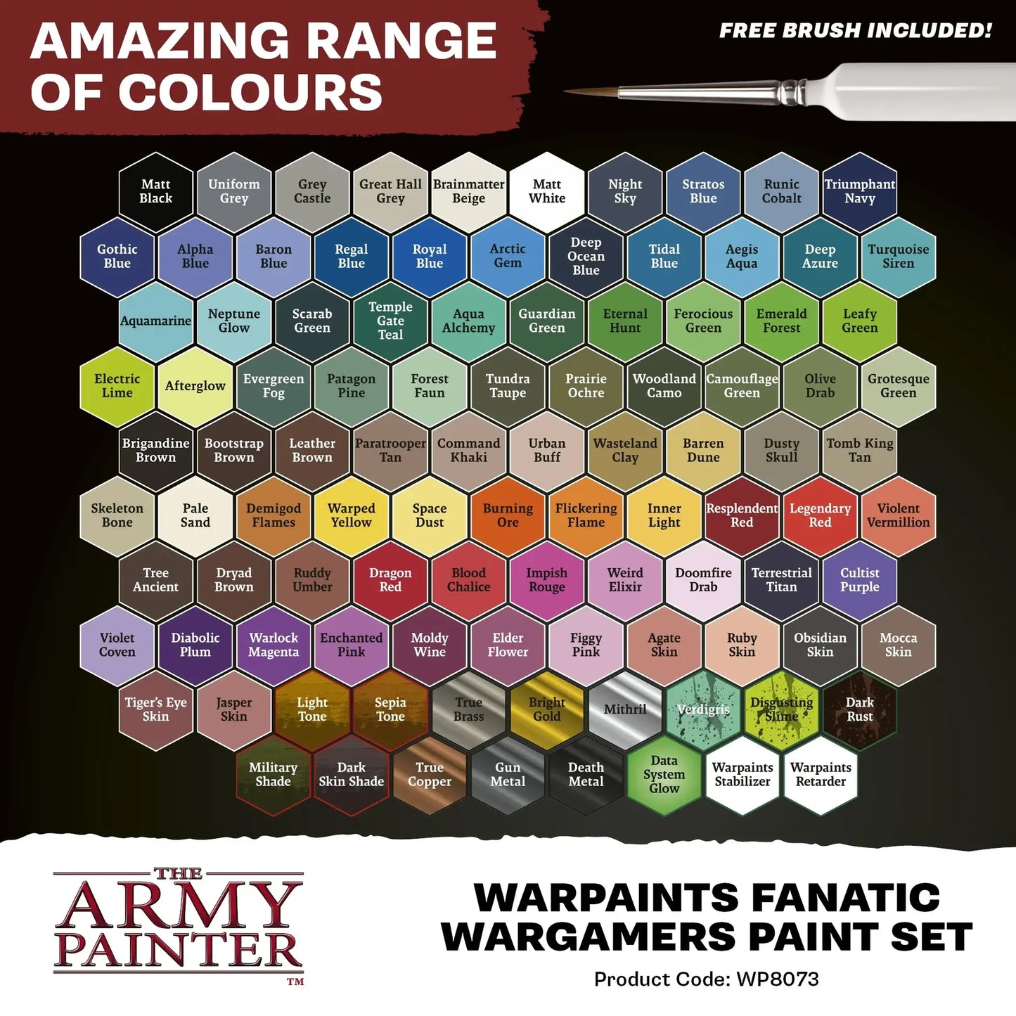 Warpaints Fanatic Wargamers Paint Set