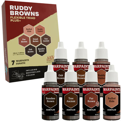 Warpaint Fanatic Triad PLUS - Ruddy Browns
