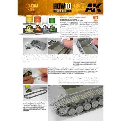 AK interactive plastic cement - 40ml