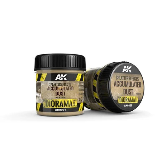 Splatter Effects Accumulated Dust