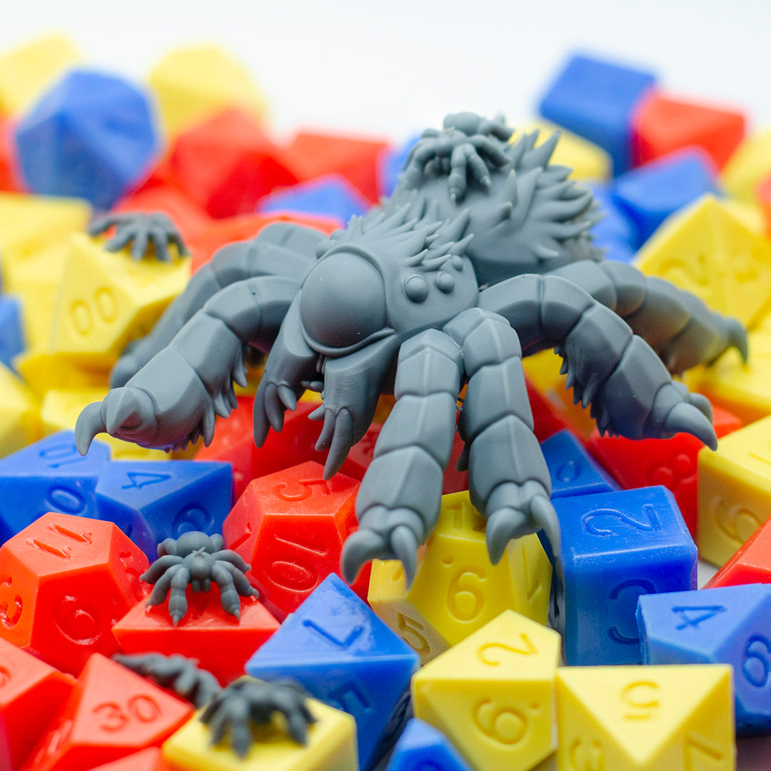 Mama Spinne und Spinnenjunges