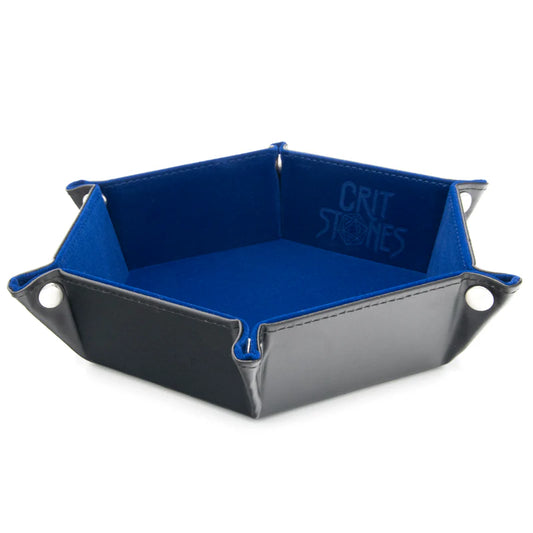 CritStones Foldable Dice Tray - Blue