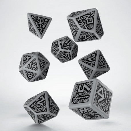 Dwarven Gray and Black Dice Set