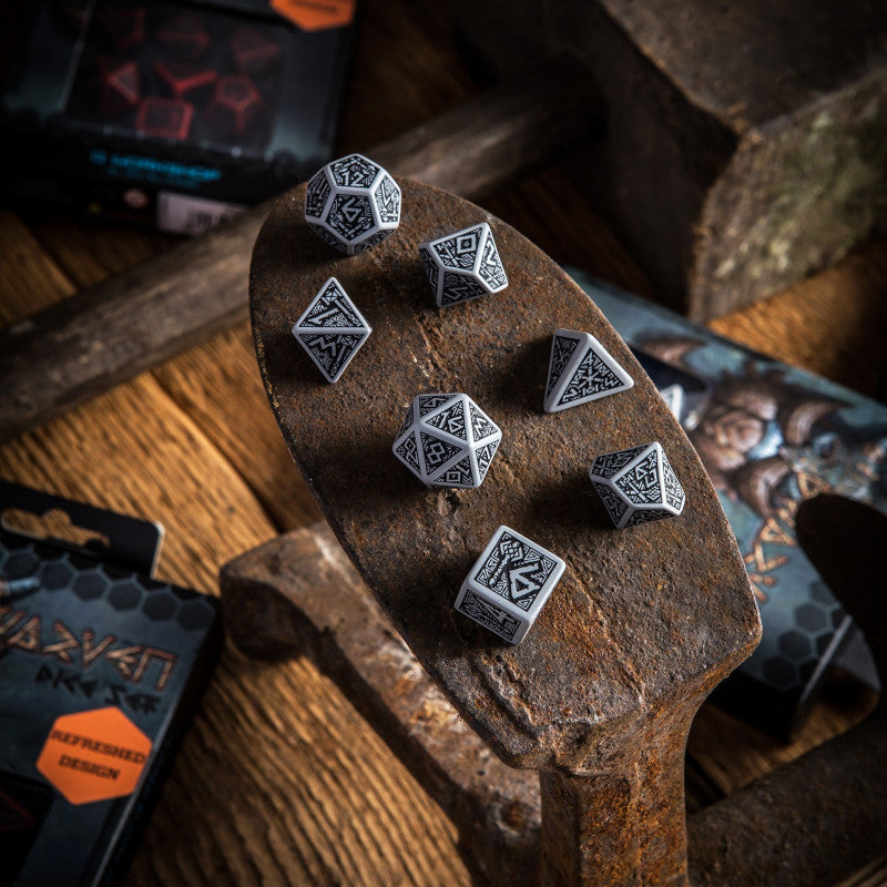 Dwarven Gray and Black Dice Set