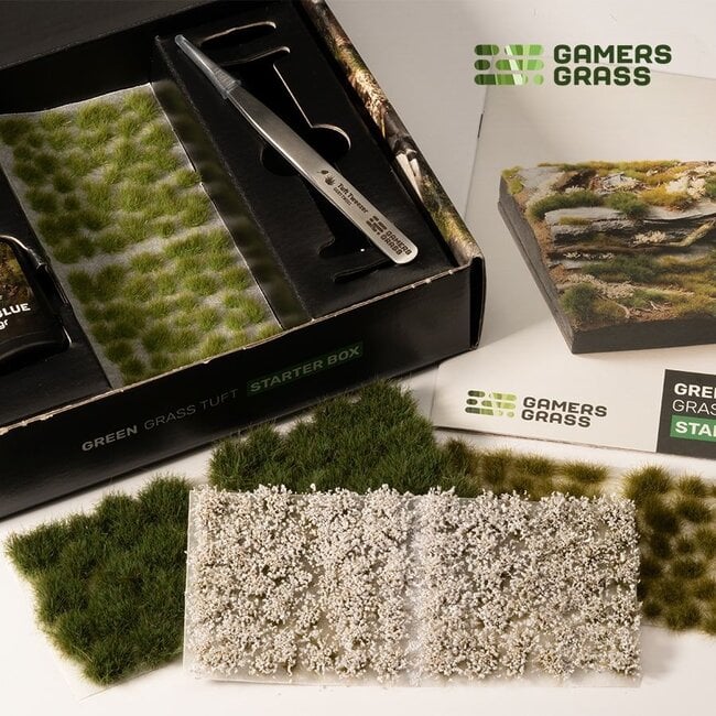Green Grass Tuft Starter Set
