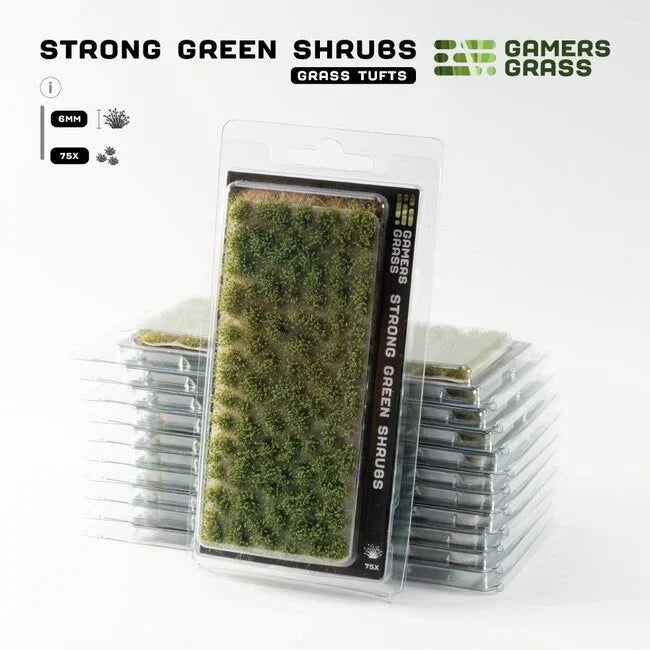 Strong Green Shrubs 6mm