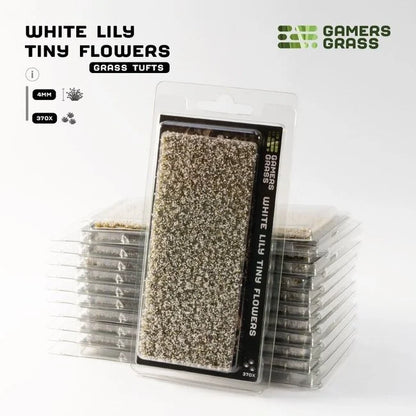 White Lily Tiny Flowers 4mm