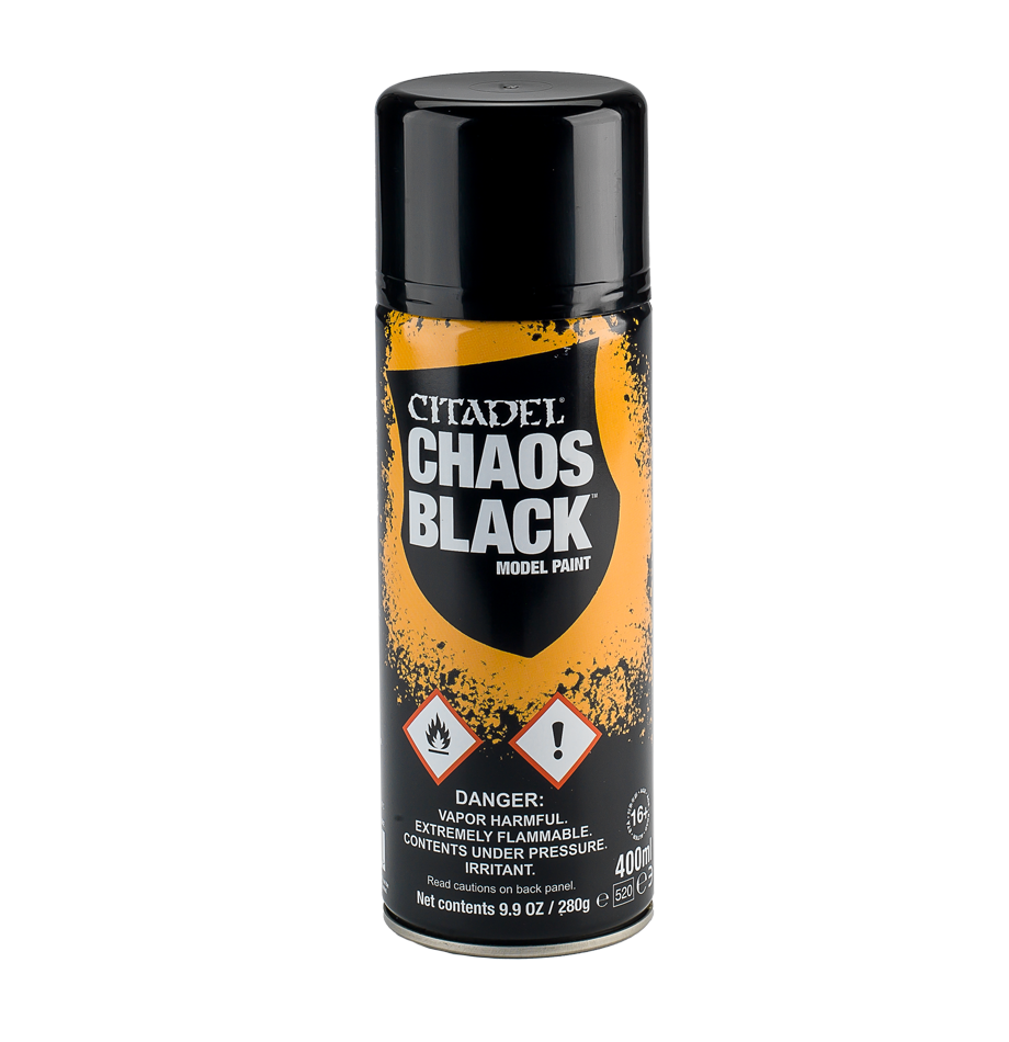 Chaos Black Spray Primer - 400ml