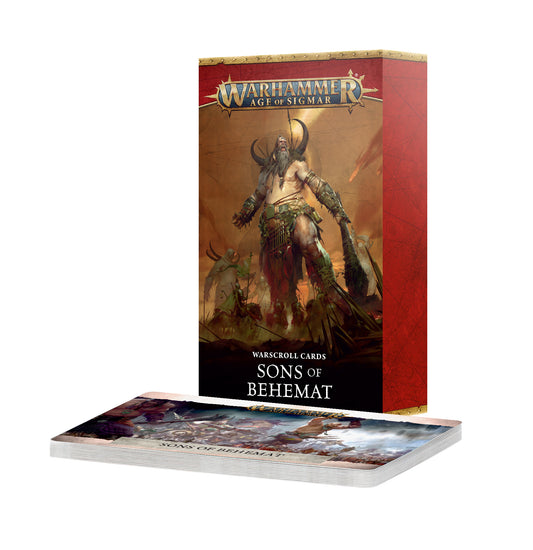 Sons of Behemat Warscroll Cards