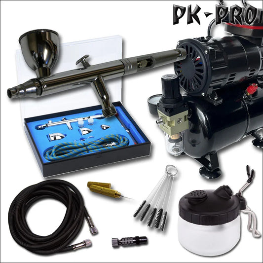 Airbrush and Compressor Starter Set