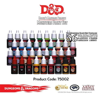 D&D Monsters Paint Set - 36 paints