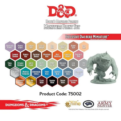 D&D Monsters Paint Set - 36 paints