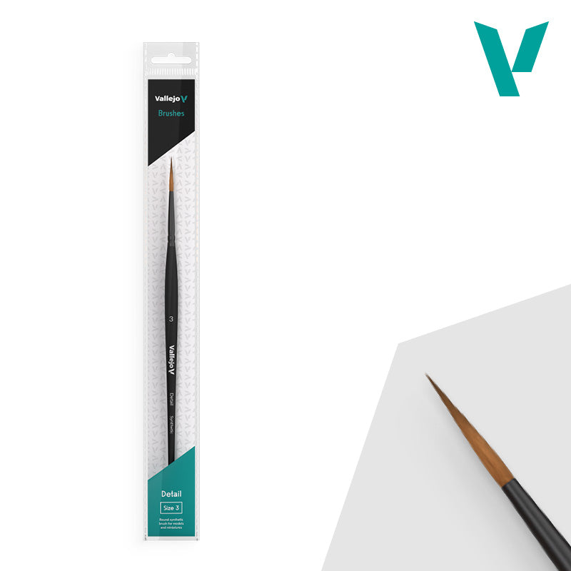 Runder Synthetikpinsel Nr. 2/0