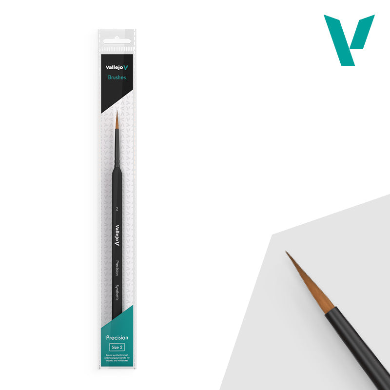 Round Synthetic Triangular Brush No. 2