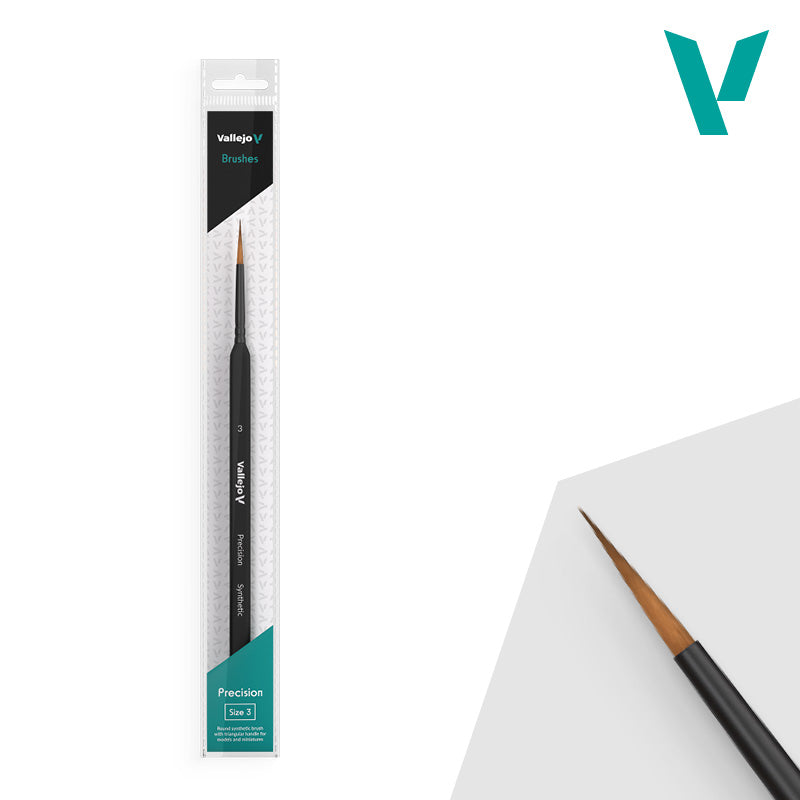 Round Synthetic Triangular Brush No. 3