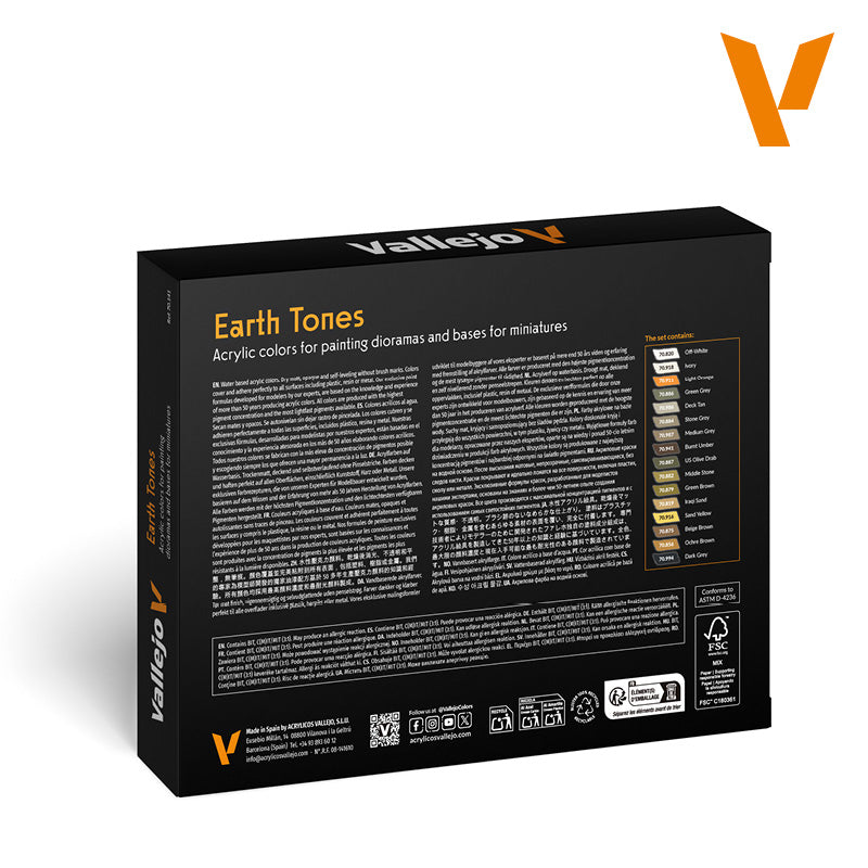 Earth Tones - Paint set