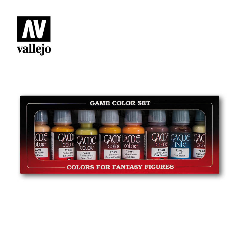 Vallejo Game Color Set - Skin Tones (8)